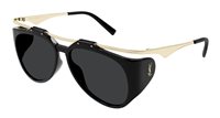 Occhiali da sole Saint Laurent Donna SL M137 AMELIA001-BLACK-GOLD-BLACK55 - SL M137 AMELIA001-BLACK-GOLD-BLACK55